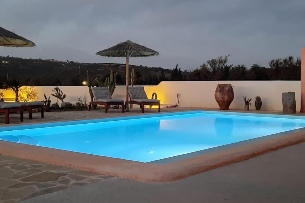 Villa Louloudia Stylish Luxury Villa With Private Pool Pitsidia Ngoại thất bức ảnh
