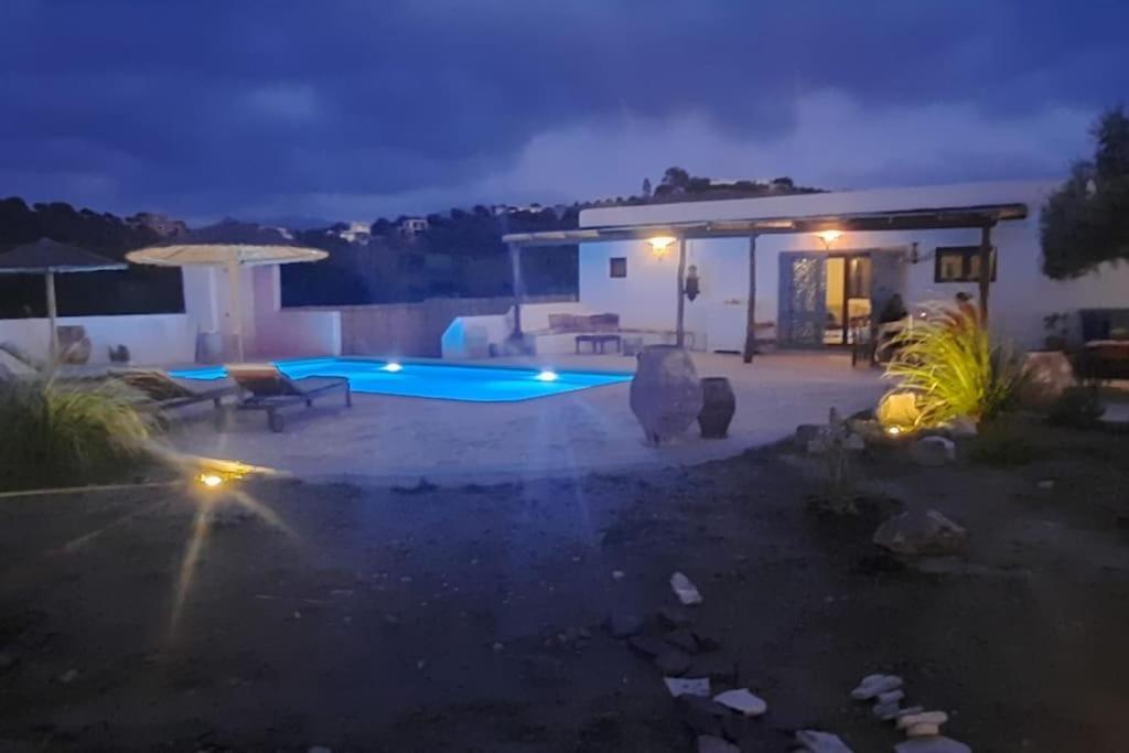 Villa Louloudia Stylish Luxury Villa With Private Pool Pitsidia Ngoại thất bức ảnh